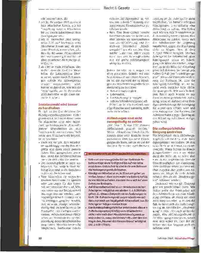 Vorschauseite 2: Lockerungen für Kleinbetriebe
