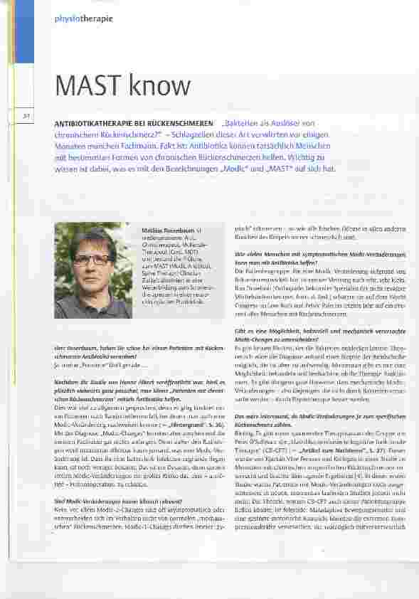 Vorschauseite 1: MAST know