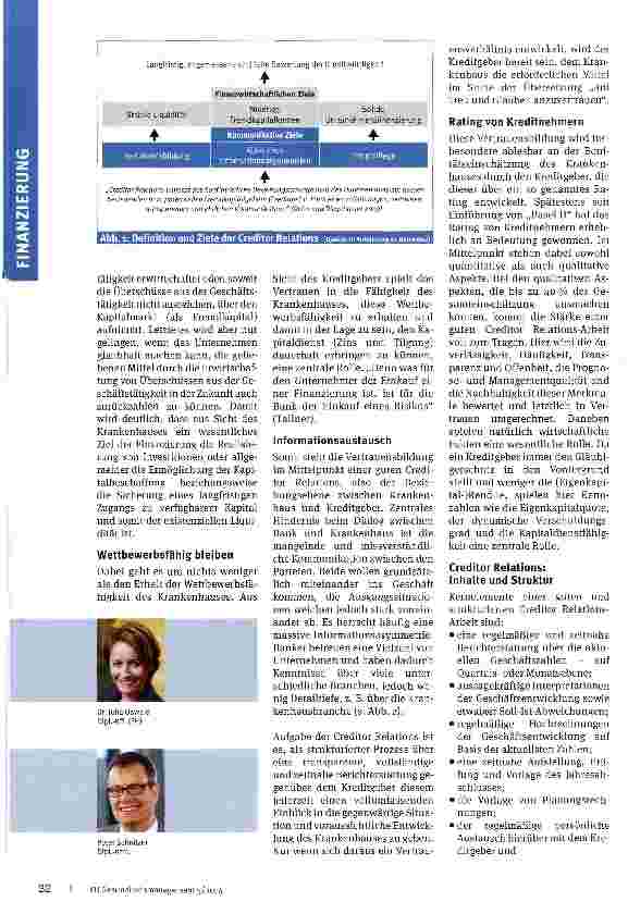 Vorschauseite 2: Creditor Relations