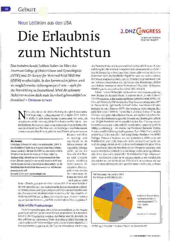 Vorschauseite 1: Die Erlaubnis zum Nichtstun