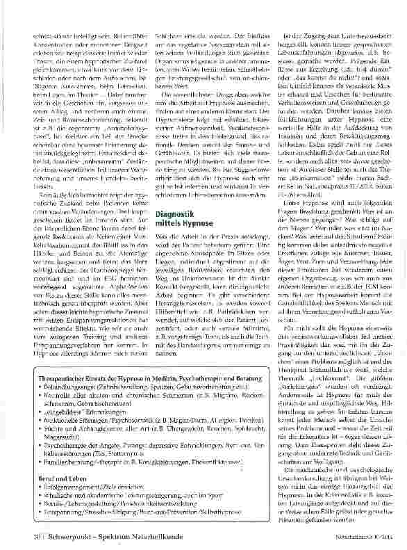 Vorschauseite 3: Hypnosevon der Magie zur Wissenschaft