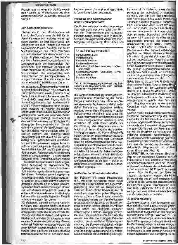 Vorschauseite 5: Operative Behandlung von Herzklappenerkrankungen