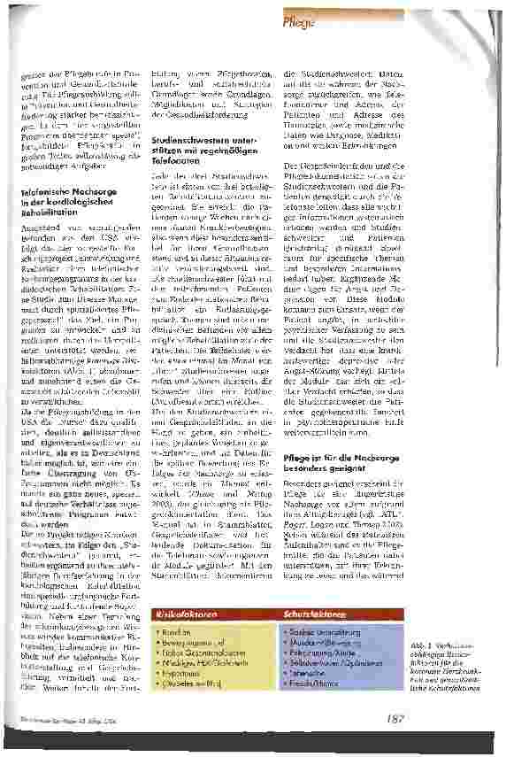Vorschauseite 2: Telefonische Nachsorge in der kardiologischen Rehabilitation