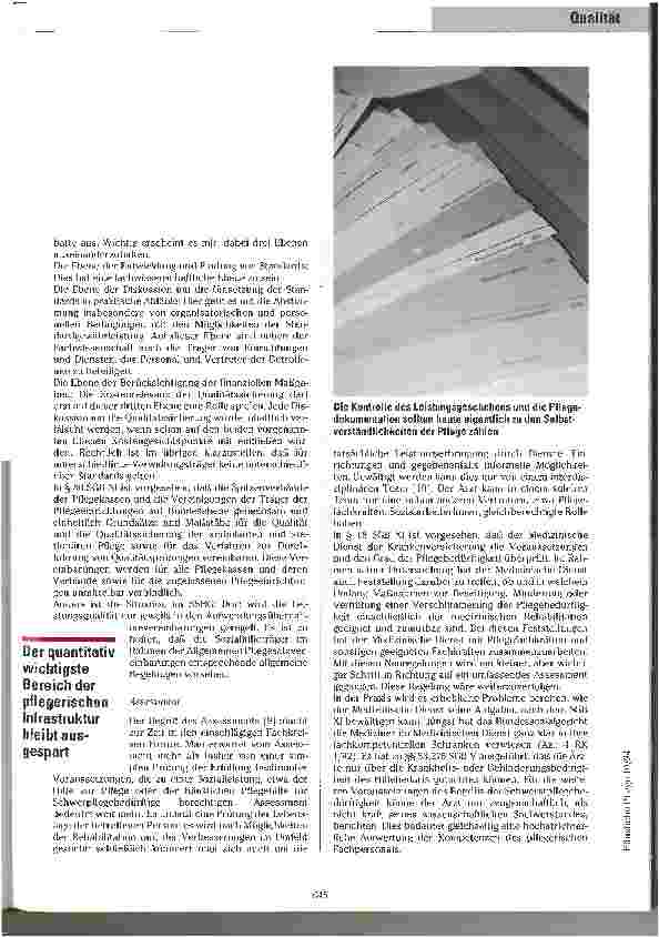 Vorschauseite 4: Das Recht auf Qualität Rechtliche Rahmenbedingungen zur Herstellung und Sicherung von Pflegequalität