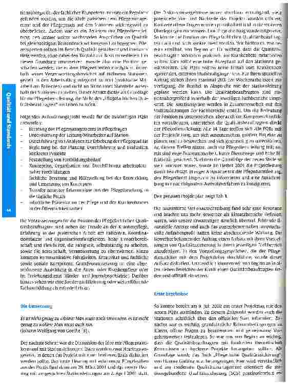 Vorschauseite 2: Qualitätsentwicklung in der Pflege Pflegefachliche Qualitätsbeauftragte (PQBs) im Bezirkskrankenhaus Bayreuth