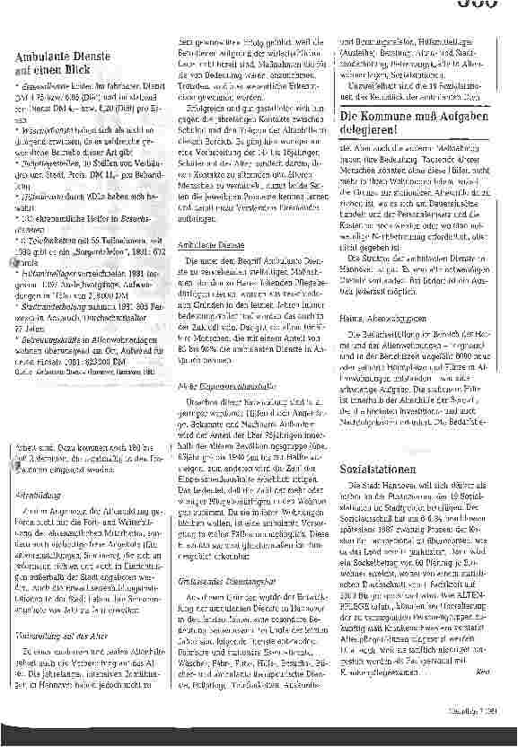 Vorschauseite 3: Kommunale Altenhilfe: 20 Jahre Beharrlichkeit