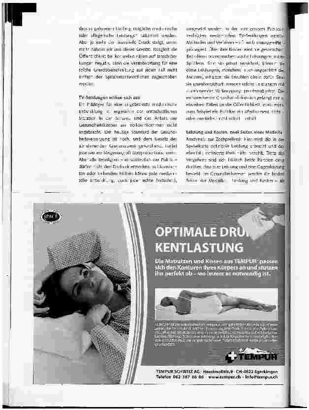 Vorschauseite 3: Zechprellerei im Spital: Die Speisekarte ist zu revidieren!