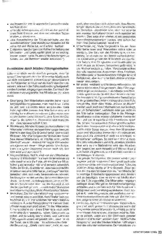 Vorschauseite 4: Mitarbeitermotivation: Es muss nicht immer Geld sein