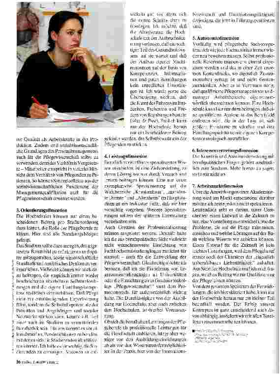 Vorschauseite 2: Akademisierung der Pflegeberufe Professionalisierung als Prozeß