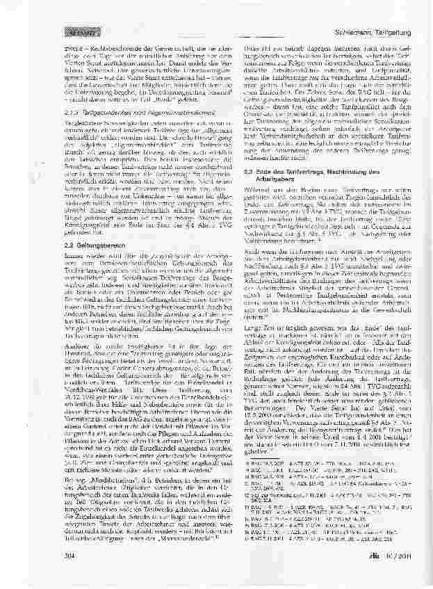 Vorschauseite 3: Tarifgeltung und arbeitsvertragliche Bezugnahme auf Tarifverträge in der neueren Rechtsprechung des BAG