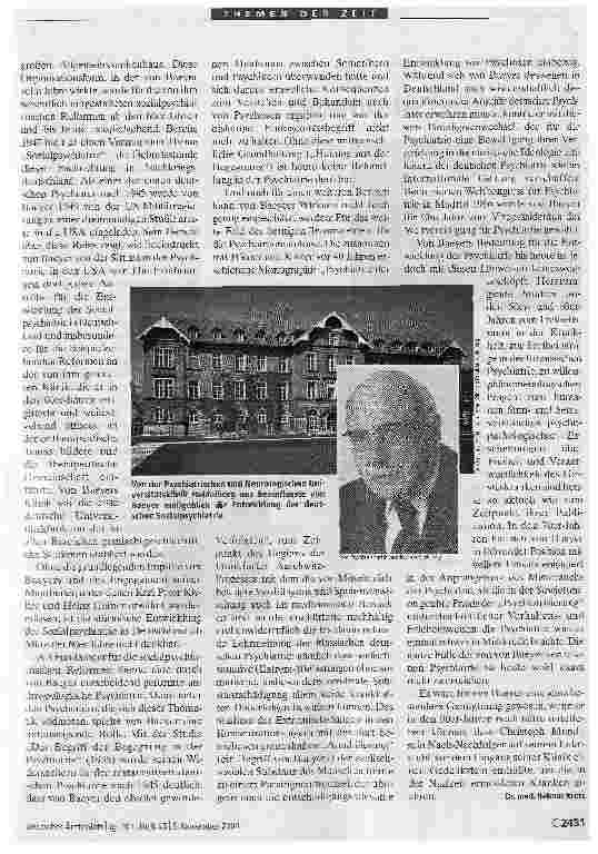 Vorschauseite 2: Psychiatrie im Umbruch