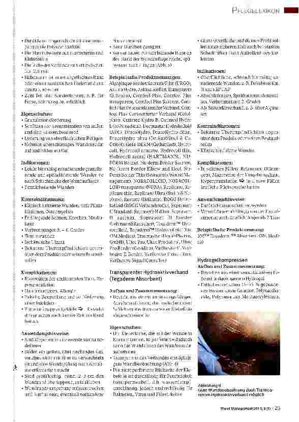 Vorschauseite 3: Versorgungsmöglichkeiten in verschiedenen Wundstadien, Teil 6: Umgang mit granulierenden und epithelisierenden Wunden