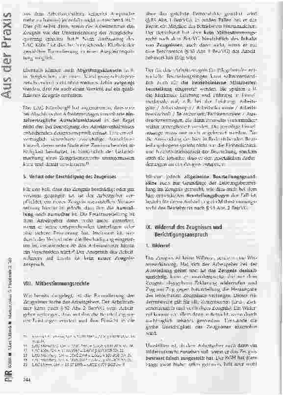 Vorschauseite 3: Arbeitszeugnisse für Pflegeberufe (2. Teil)