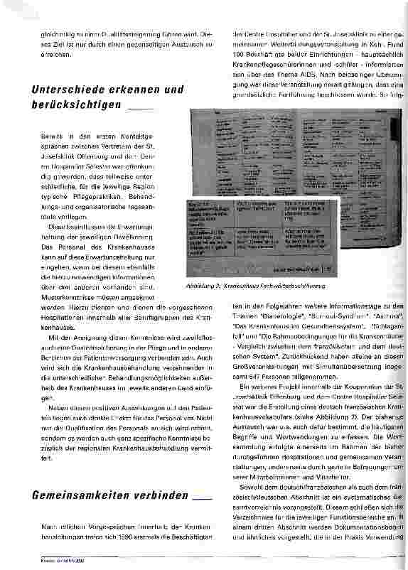 Vorschauseite 3: Klinik-Kooperation über GrenzenDie Kooperation zwischen der Josefsklinik Offenburg und demCentre Hospitalier Selestat