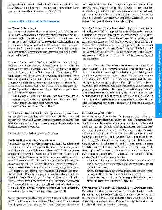 Vorschauseite 2: Krankheit bekämpfen oder Gesundheit aktivieren? Die Bedeutung der Salutogenese für die psychiatrische Pflege