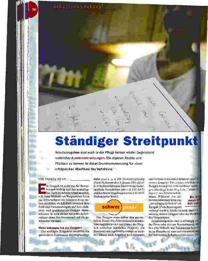 Vorschauseite 1: Ständiger Streitpunkt