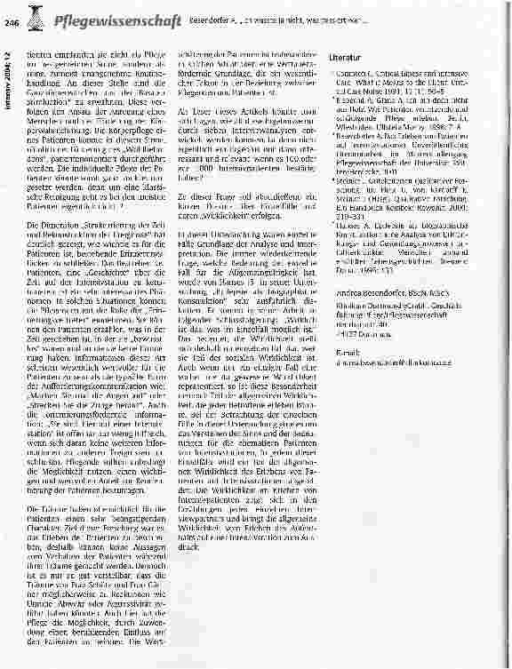 Vorschauseite 6: Ich wusste ja nicht, was passiert war... Das Erleben von Patienten auf Intensivstationen