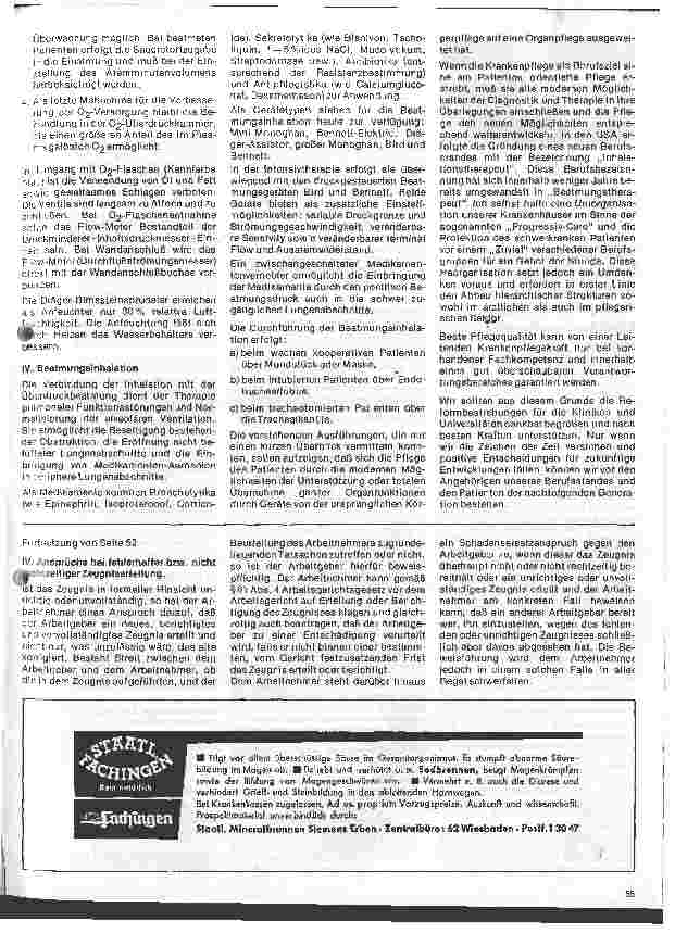 Vorschauseite 3: Physiotherapie als Prophylaxe und Behandlung (Schluß)