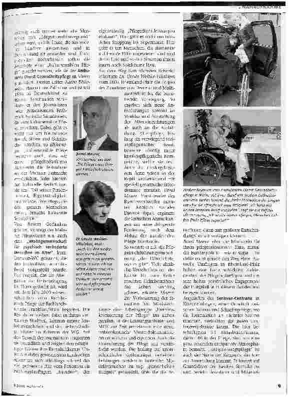Vorschauseite 2: Streifzug durch die Altenpflege