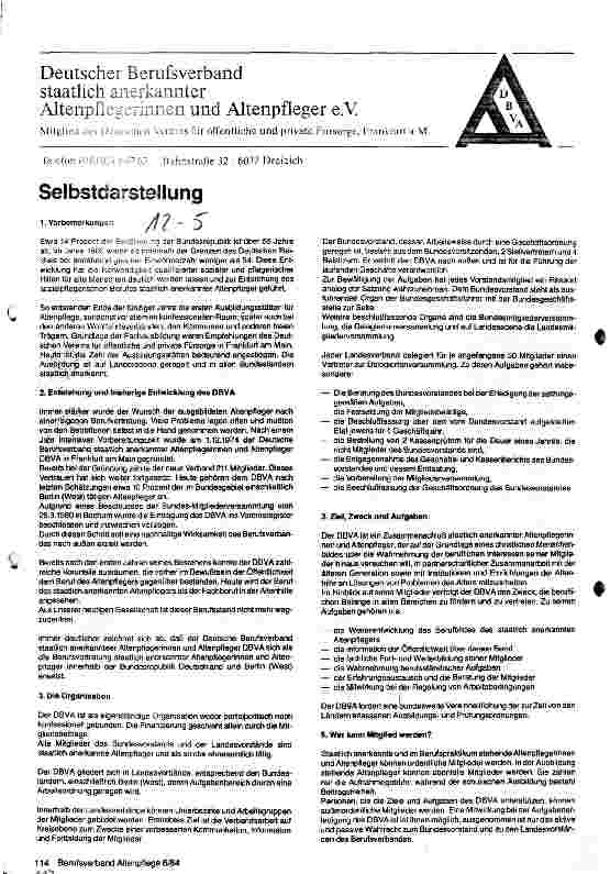 Vorschauseite 1: Selbstdarstellung