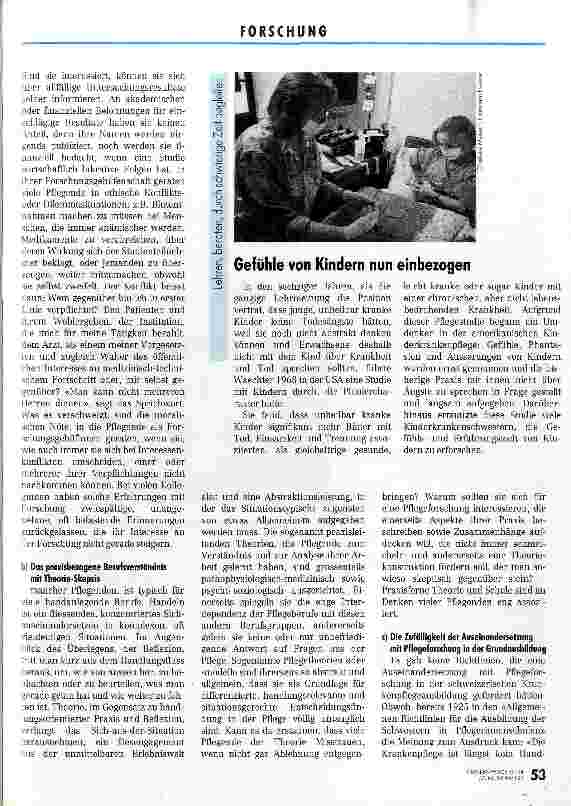 Vorschauseite 2: Weshalb Pflegeforschung so wichtig ist Zur Überbrückung der Kluft zwischen Theorie und Praxis