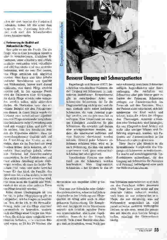 Vorschauseite 4: Weshalb Pflegeforschung so wichtig ist Zur Überbrückung der Kluft zwischen Theorie und Praxis