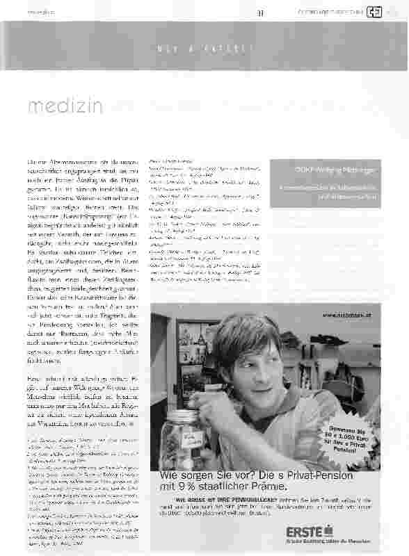 Vorschauseite 2: schulmedizin versus alternativmedizin (oder auch nicht)