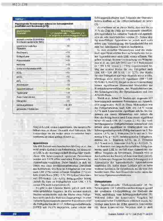Vorschauseite 2: Abdominaleingriffe in der Schwangerschaft -eine interdisziplinäre Herausforderung