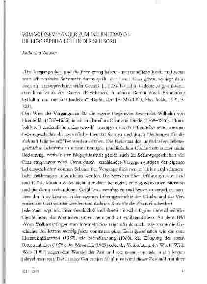 Vorschauseite 1: VOM VOLKSEMPFÄNGER ZUM INTERNETRADIO -DIE BIOGRAPHIEARBEIT IN DER SEELSORGE