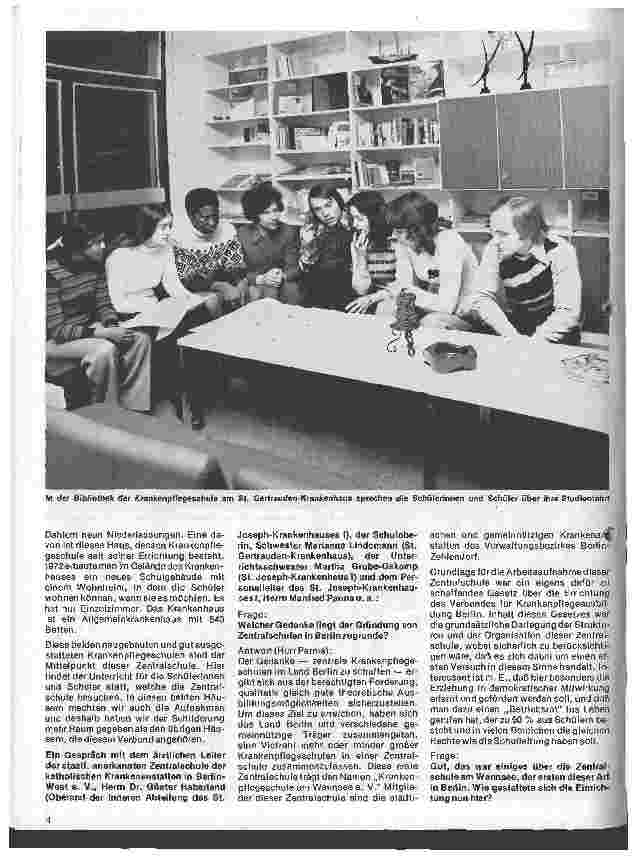 Vorschauseite 3: Die Zentralschule für Krankenpflege der katholischen Krankenanstalten in Berlin-West e.V.