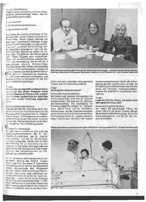 Vorschauseite 4: Die Zentralschule für Krankenpflege der katholischen Krankenanstalten in Berlin-West e.V.