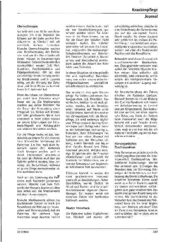 Vorschauseite 2: Pflege und Betreuung von Hirntumorpatienten in der Neurologie