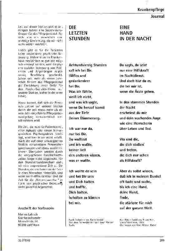 Vorschauseite 4: Pflege und Betreuung von Hirntumorpatienten in der Neurologie
