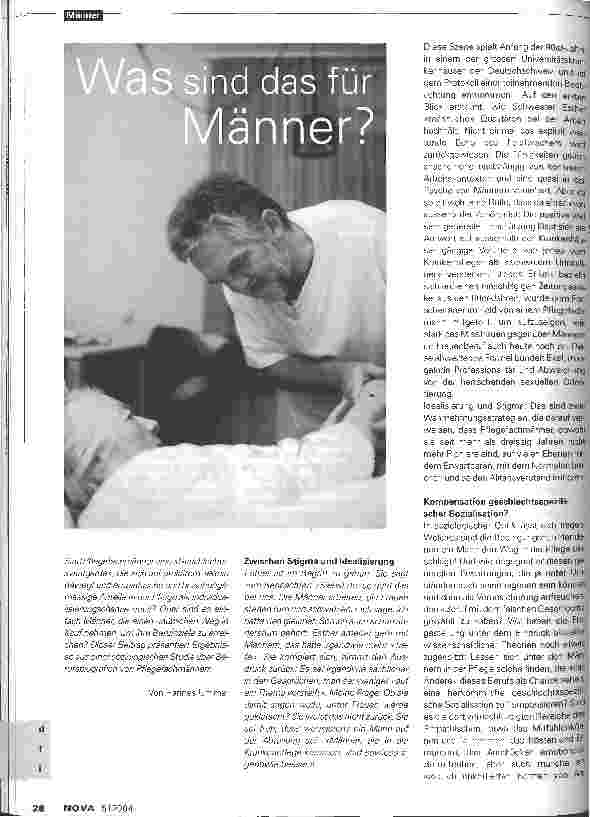 Vorschauseite 1: Was sind das für Männer?