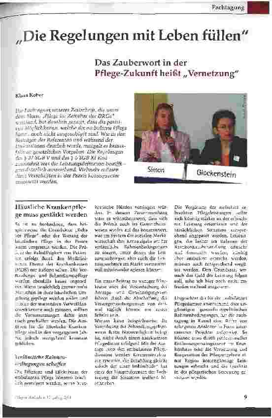 Vorschauseite 1: Die Regelungen mit Leben füllen