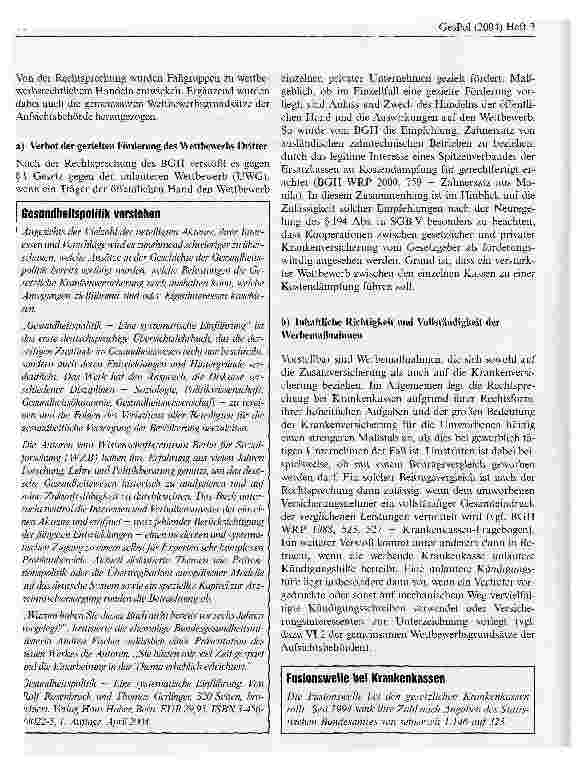 Vorschauseite 2: Zusatzversicherungen - ein Modell für die Zusammenarbeit zwischen Gesetzlicher und Privater Krankenversicherung? Darstellung anhand Wettbewerbs-, sozialund datenschutzrechtlicher…