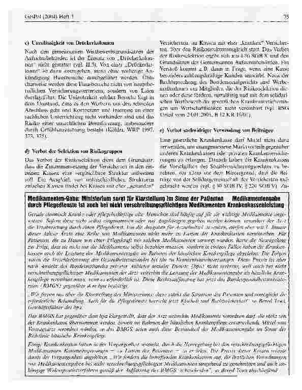 Vorschauseite 3: Zusatzversicherungen - ein Modell für die Zusammenarbeit zwischen Gesetzlicher und Privater Krankenversicherung? Darstellung anhand Wettbewerbs-, sozialund datenschutzrechtlicher…