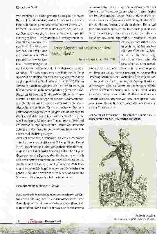 Vorschauseite 3: Vom Schweigen der OrganeEine kleine Geschichte der Gesundheit