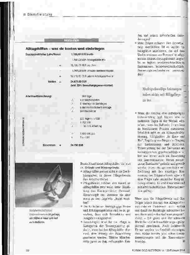 Vorschauseite 3: Alltagshilfen: Nachfrage ohne Angebot