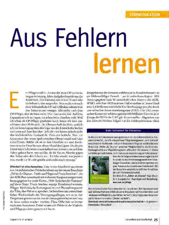 Vorschauseite 2: Aus Fehlern lernen