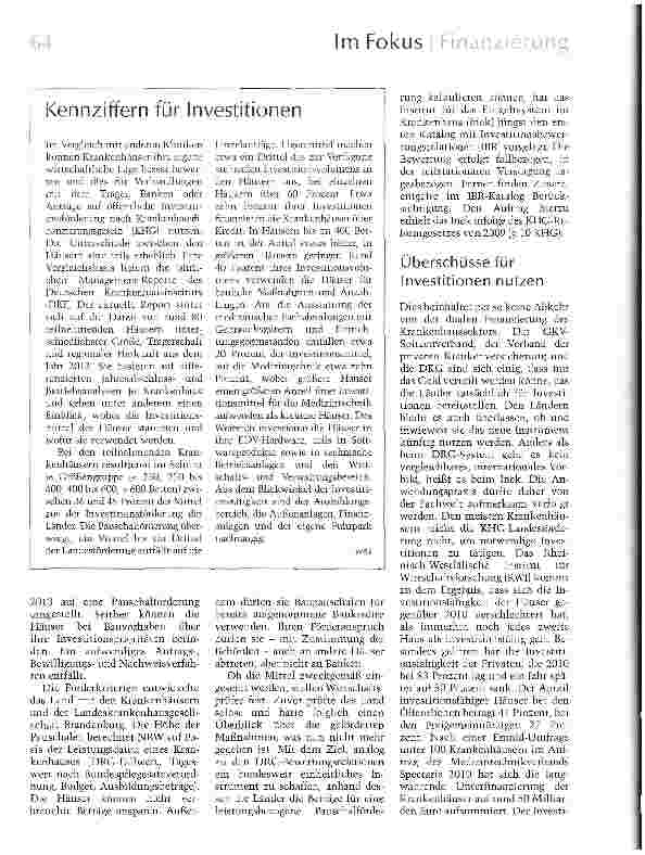 Vorschauseite 3: Wege aus dem Finanzierungsnotstand