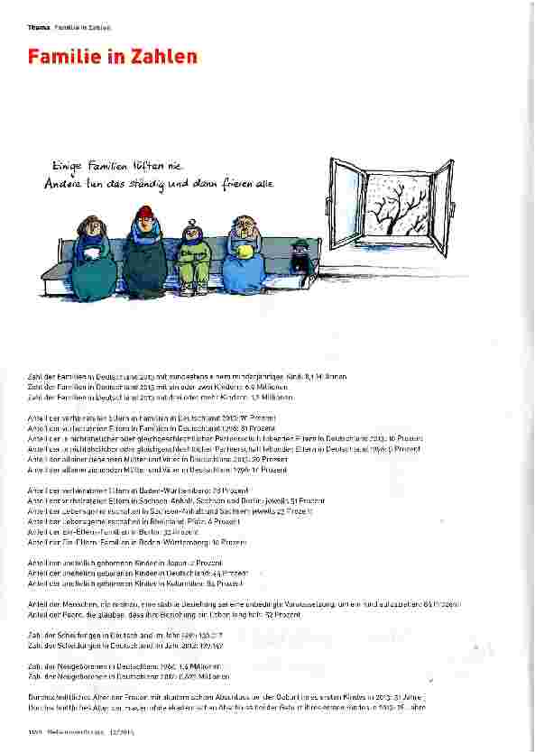 Vorschauseite 1: Familie in Zahlen