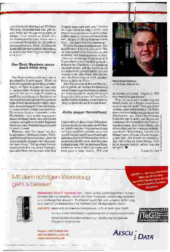Vorschauseite 2: Gespart wird zu oft am sauberen Ende