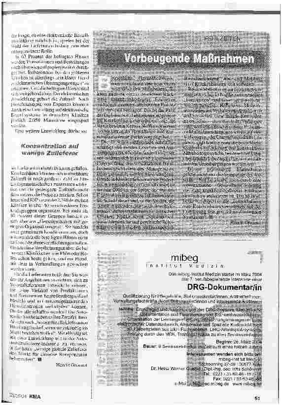 Vorschauseite 2: Harte Zeiten für Anbieter?