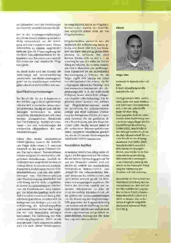 Vorschauseite 2: Pflege in Behinderteneinrichtungen aus der Sicht einer Heimleitung