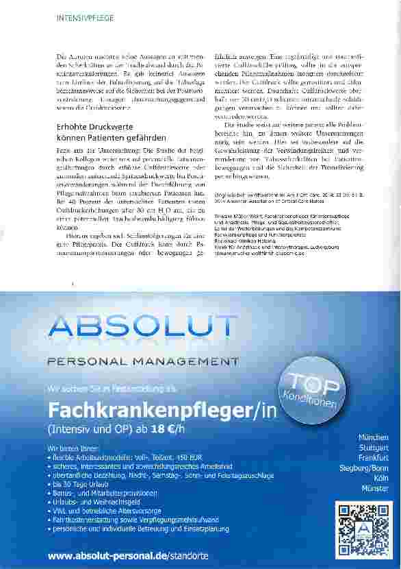Vorschauseite 3: Cuffdruck: Häufiger kontrollieren?