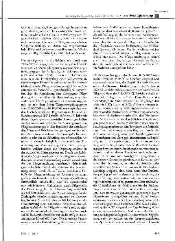 Vorschauseite 3: Zur Zahlung des Anerkennungsbetrags nach § 87a Abs. 4 Satz 1 SGB XISGB XI § 43, § 87a Abs. 4 Satz 1