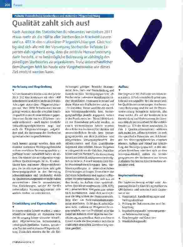 Vorschauseite 1: Qualität zahlt sich aus!