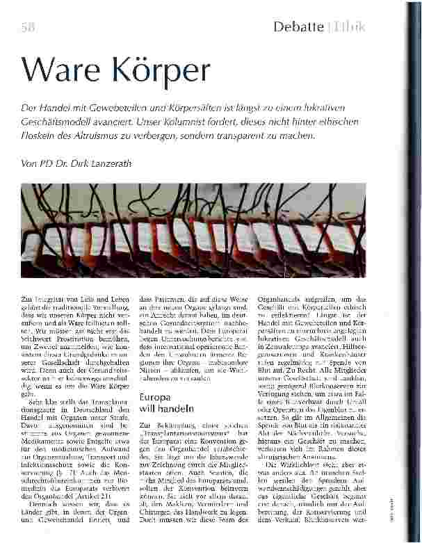 Vorschauseite 1: Ware Körper