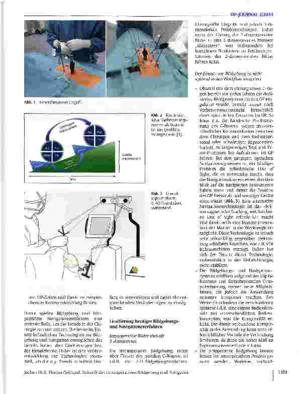Vorschauseite 2: Zukunft der intraoperativen Bildgebung und Navigation